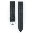 thumbnail image 2 of Hirsch Duke Alligator-Design Leather Watch Strap - Grey - M - 16mm - Silver Buckle, 2 of 9