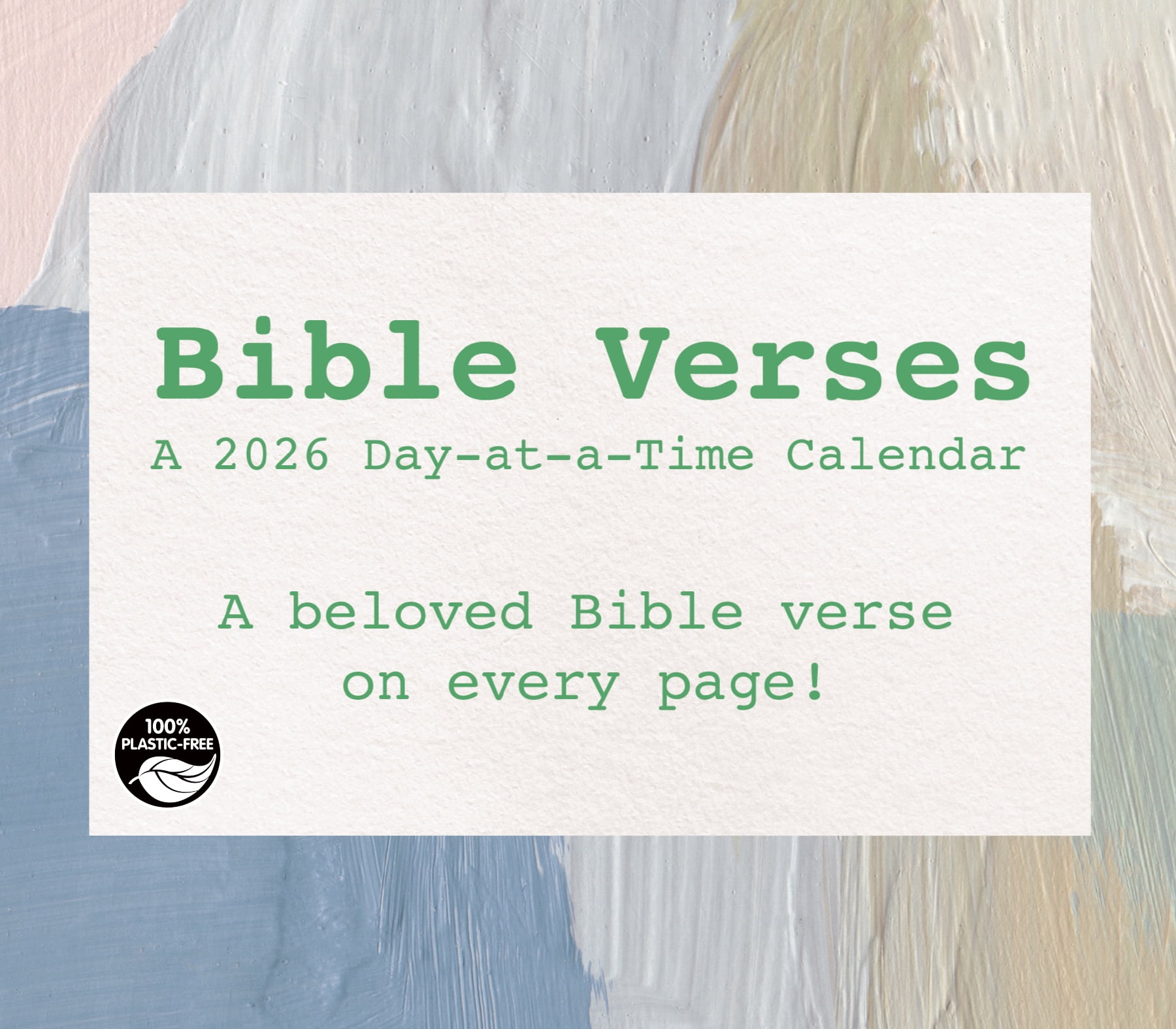 Bible Desk Calendar, 12 Months, by Treads International