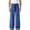 Blue, variant on Cekizud Big and Tall Mens Sweatpants Elastic High Waist Textured Wide Leg Sweatpants Casual Straight Trousers, M-5XL