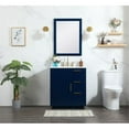 thumbnail image 6 of 30 inch single bathroom vanity in blue with backsplash, 6 of 8
