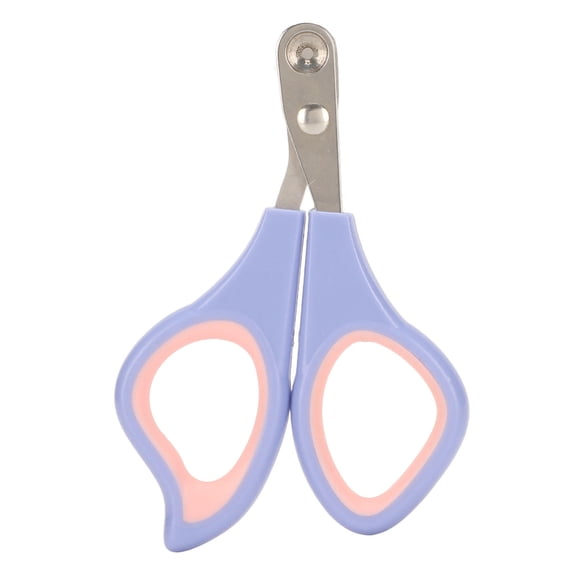 BOKYAN Stainless Steel Pet Nail Clippers – Conical Hole, Ergonomic Handle, Cat Ear Hook, Professional Grooming Tool – Purple