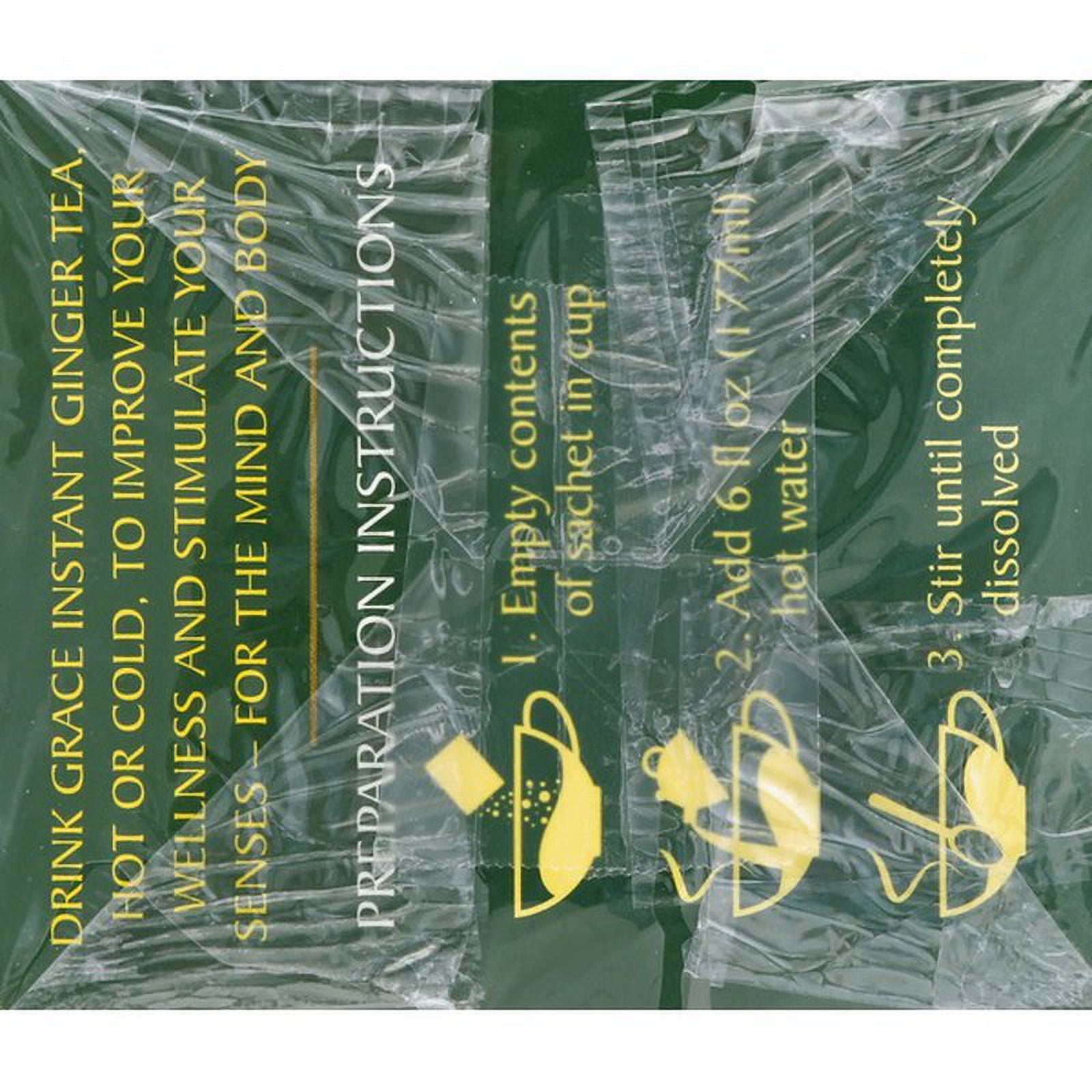 (3 pack) Grace Instant Lemon Ginger Tea, 14 Pack 0.4 OZ
