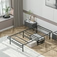 thumbnail image 2 of Gymax 14'' Twin Size Metal Platform Bed Foldable Mattress Foundation Tool-Free Assembly, 2 of 10