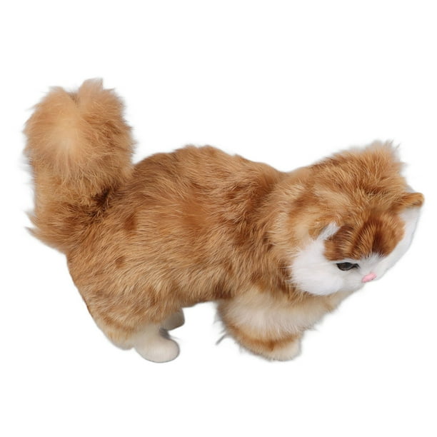 Juguete Modelo De Gato Simulado, Peluche De Gato Simulado Para Cumpleaños