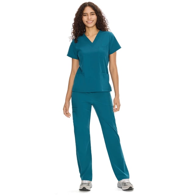 Set exfoliante COZYFIT Caribbean Blue para mujer XS con 9 bolsillos