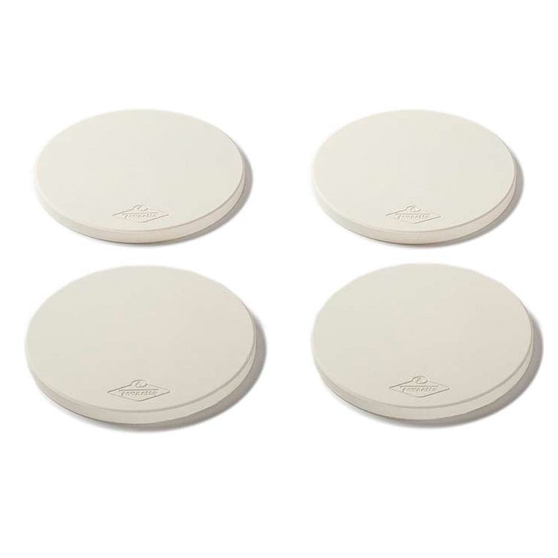 Fornetto 8 in. Round Mini Pizza Stone Set of 4 by
