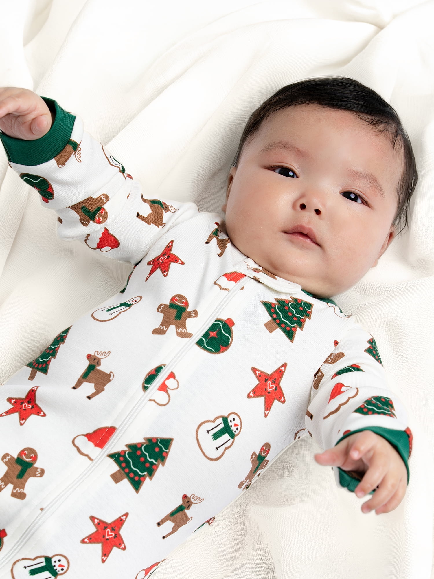 Monica + Andy Organic Cotton One Piece Coverall and Bib Set, Sizes Newborn - 18-24 Months