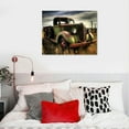 thumbnail image 4 of COMIO  Rusty Car Old Truck Poster Picture Print Canvas Wall Art Bedroom Office Room Living Room Decor Gift, 4 of 4