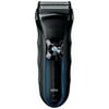 Braun Series 3 350cc Men's Electric Foil Shaver / Electric Razor with Charging Station, Black/Blue