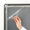 thumbnail image 4 of M&T Displays Fancy Snap Poster Frame 18x24 Inch Black 1.58" Aluminum Profile Front Loading Wall Mounting Photo Picture Document Certificate Sign Holder Mitered Corner Anti Glare Cover, 4 of 8