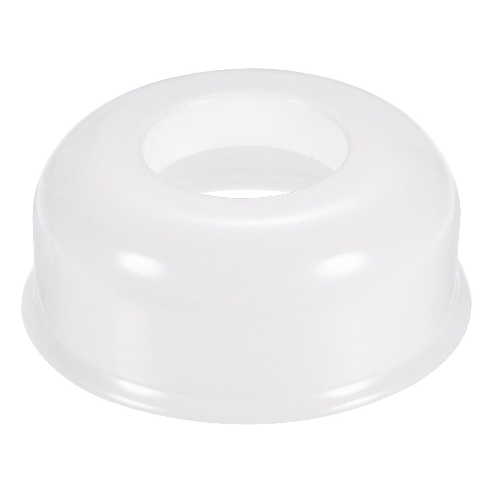 Uxcell Drain Pipe Decorative Cover Hose Silicone Plug Pipe Collar, White