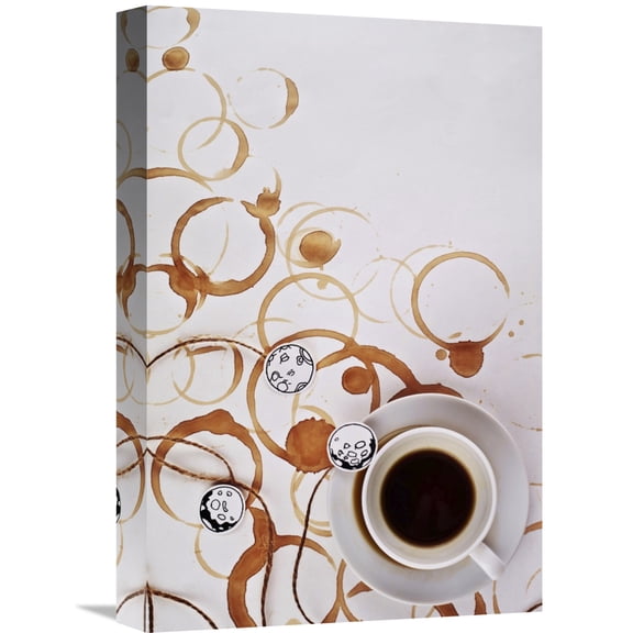 Global Gallery Dina Belenko 'Moon Map' Canvas Wall Art