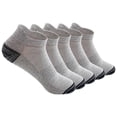 thumbnail image 1 of 5 pares de calcetines de verano para hombre, calcetines náuticos de malla, calcetines de algodón con talón anticaída y levantamiento de orejas, calcetines transpirables, 1 of 6