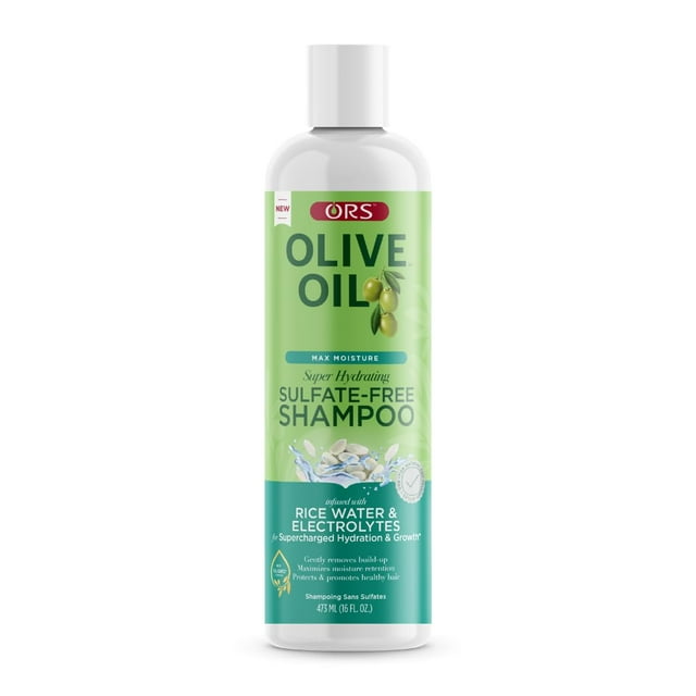ORS hair Ors Champú de aceite de oliva súper hidratante sin sulfato 16 onzas (473 ml)