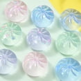 thumbnail image 4 of Translucent & Sparkling Mini Bun Squishy Set 4-Pack Pure TPR 3cm Toy & Adorable, 4 of 7