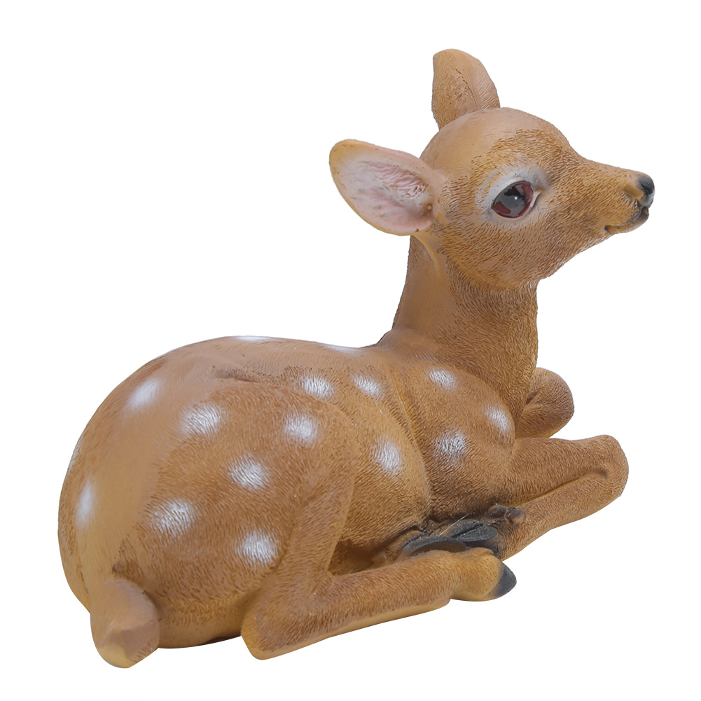Sika Deer Model, Deer Statue, Art Craft Ornaments 2Pcs Backyards For Courtyard Garden Community Yard Patio