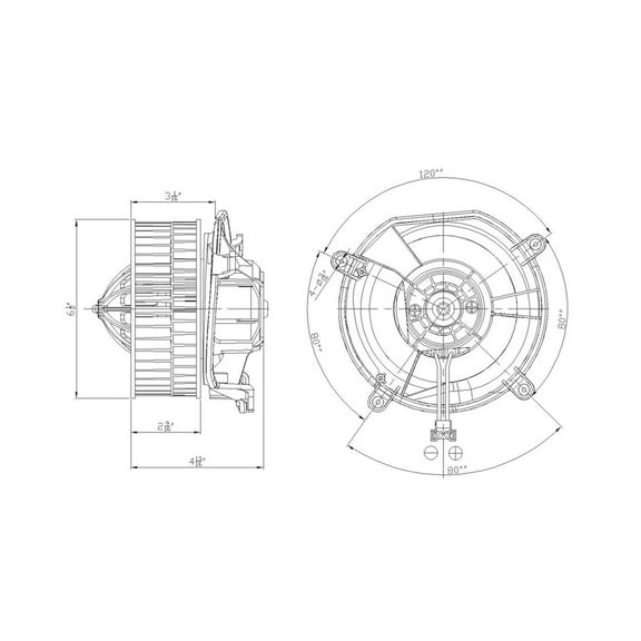 HVAC Blower Motor Fits select: 2003-2009 MERCEDES-BENZ E, 2006 MERCEDES-BENZ CLS
