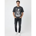 thumbnail image 3 of Halloween Boxy Fit Spooky Skeleton Forever Graphic Tee Shirt, Men's Sizes XS-4XLT, 3 of 5