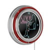 Shadow Babes - D Series - Clock w/ Two Neon Rings - Red
