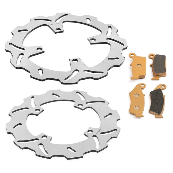 Front Rear Brake Rotors Pads for Kawasaki KX 125 03-05 KX125 2003 2004 2005