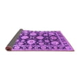 thumbnail image 2 of Ahgly Company Indoor Square Oriental Purple Traditional Area Rugs, 8' Square, 2 of 4