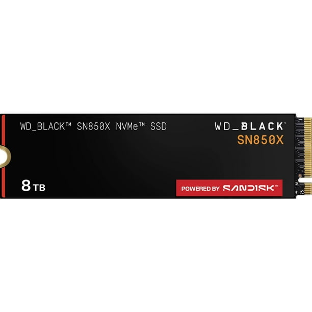 新品2枚組 WD_BLACK SN850X NVMe™ SSD - 8 TB WD BLACK 8TB SN850X NVMe Internal Gaming SSD Solid State Drive - M