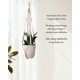 thumbnail image 2 of Colgador de Plantas Macramé HUIHONGHOME para Macetas de 13-20 cm Blanco, 2 of 6