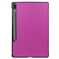 thumbnail image 7 of Allytech Case Fits Samsung Galaxy Tab S8+ Plus 12.4 2022 (SM-X800/X806) / Tab S7 FE 12.4-Inch 2021 T730/T733/T736/T738/ Tab S7 Plus 12.4 2020 T970/T975, Slim Kickstand Back Cover Auto-Wake - Purple, 7 of 7