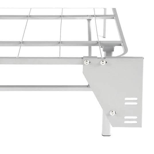 Mantua Manufacturing Pbhb Platform Base, Queen Metal Platform Bed Frame With Headboard Brackets