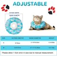 thumbnail image 2 of 2 Pièces Réglable Chat E-Collar Souple Cône pour Chats Réglable Chat Récupération Collier Animal Cou Cône Collier Protection Cône Cou Couverture pour Chaton et Chats, 2 of 7