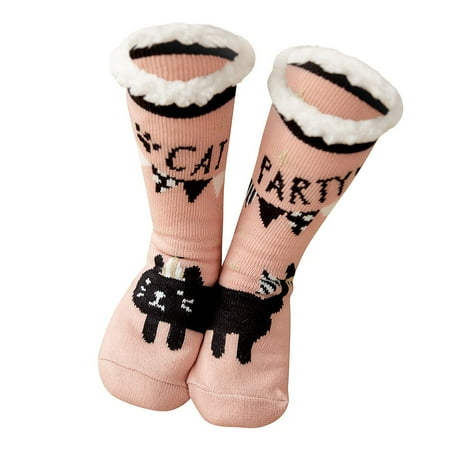 

Compression Socks Cotton Print Thicker Anti-Slip Floor Carpet Sock