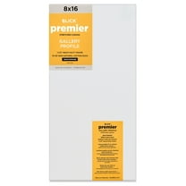 Blick Premier Stretched Cotton Canvas - Gallery Profile, Back-Stapled, 8" x 16"