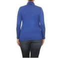 thumbnail image 5 of Women's Plus Size Long Sleeve Turtleneck Sweater Tops(Pack of 2), 5 of 5