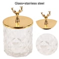 thumbnail image 3 of Bocal de Rangement en Forme de Tonneau, Bocal à Bonbons Décoratif avec Couvercles Boîte à Bijoux en Verre, 3 of 5