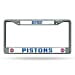 thumbnail image 3 of Detroit Pistons Chrome License Plate Frame, 3 of 10