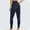 Blue, variant on Celsior Compression Leggings Fitness Sport Pants No Curling Lift Pants Pants for Workout Running Athletic Lightweight Slim Fit Pants Resistance Band Leggings High Waisted Leggings Navy XXL