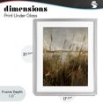 thumbnail image 4 of Stupell Industries Transitional Tall Grass Beside Quiet Lake Gray Framed Print Under Glass, 17 x 21, by Creative Studio, 4 of 8
