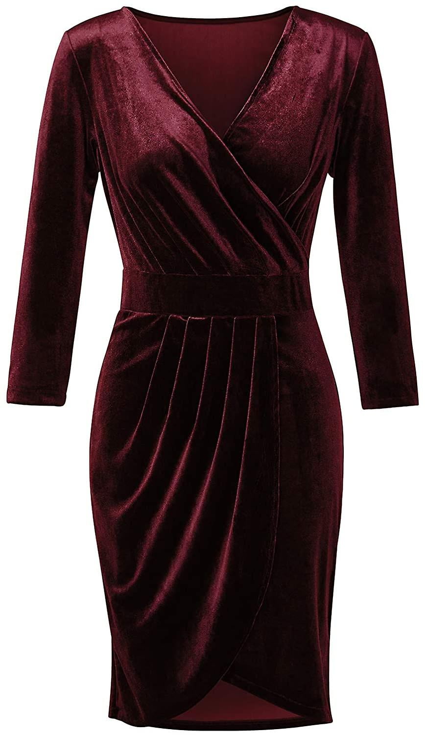 Insnova Womens Long Sleeve Velvet 