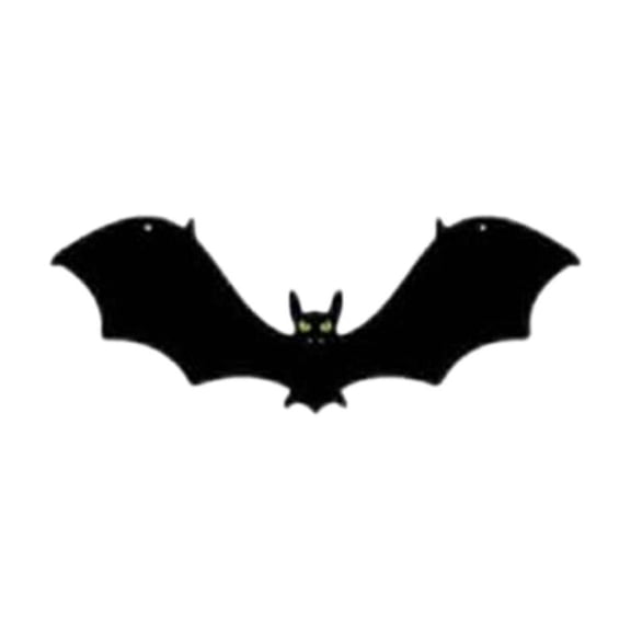 Clearance Halloween Hanging Bats Decorations Outdoor 3D Realistic Scary Flying Bats With Glowing Eyes For Front Door Yard Tree Halloween Hanging Decorations Outside,Household pendant