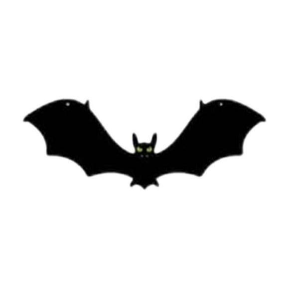 WHEANG Home Decor Halloween Hanging Bats Decorations Outdoor 3D Realistic Scary Flying Bats With Glowing Eyes For Front Door Yard Tree Halloween Hanging Decorations Outside