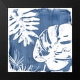thumbnail image 2 of Vess, June Erica 15x15 Black Modern Framed Museum Art Print Titled - Tropical Indigo Impressions IV, 2 of 5