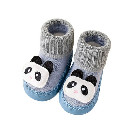 

Autumn And Winter Comfortable Baby Toddler Shoes Cute Cartoon Pattern Flower Panda Children Mesh Breathable Floor Sports Shoes Size 8 Toddler Shoes Boys