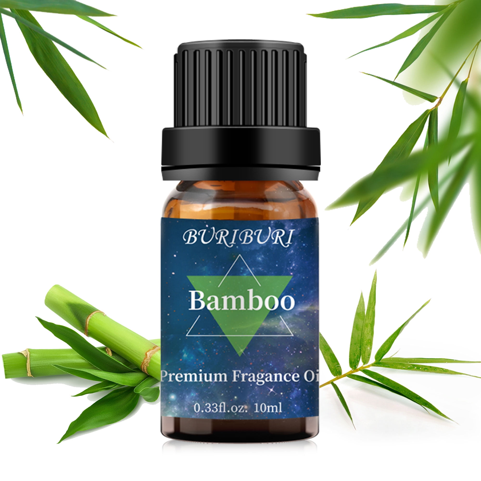 Bamboo Essential Oil, Natural Fragrance, 100% Pure and Undiluted, For Diffusers, Athletes Care, Skin and Hair Care, DIY Scented Candle, Stress Relieving, 10ml