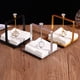 thumbnail image 4 of Servilletero para mesa, servilleteros metal modernos para mesas de comedor y encimeras de cocina, servilleteros de papel cuadrados, dispensador de servilletera de hierro engrosado, 4 of 7