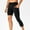 Black, variant on Fengqque Men's Basketball Single Leg Tight Sports Pants 1/2 One Leg Compression Pants Athletic Base Layer Underwear Red M(M)