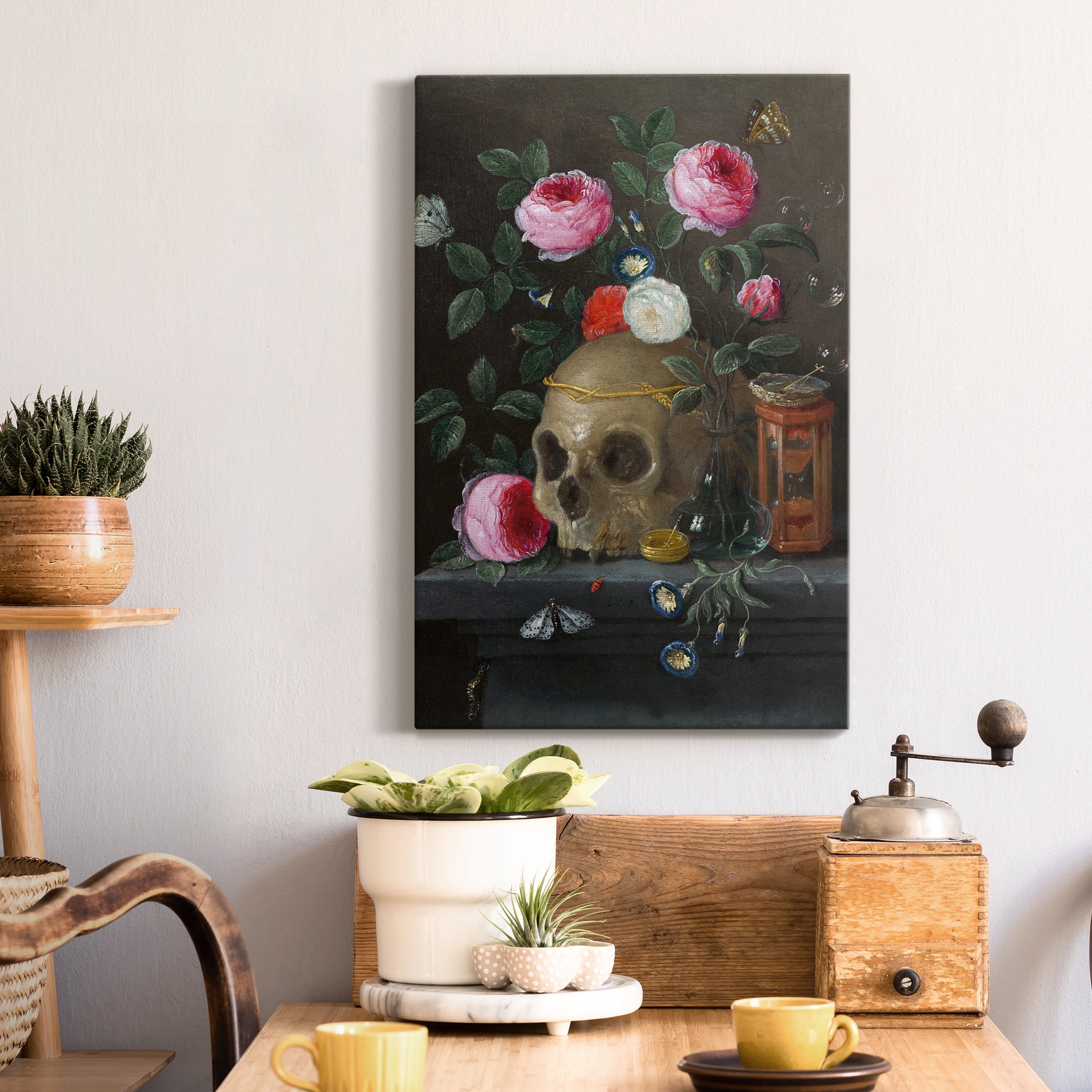 Vanitas Still Life Premium Gallery Wrapped Canvas - Ready to Hang - 32 x 48