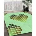 thumbnail image 2 of Ahgly Company Indoor Rectangle Patterned Light Green Area Rugs, 7' x 9', 2 of 6