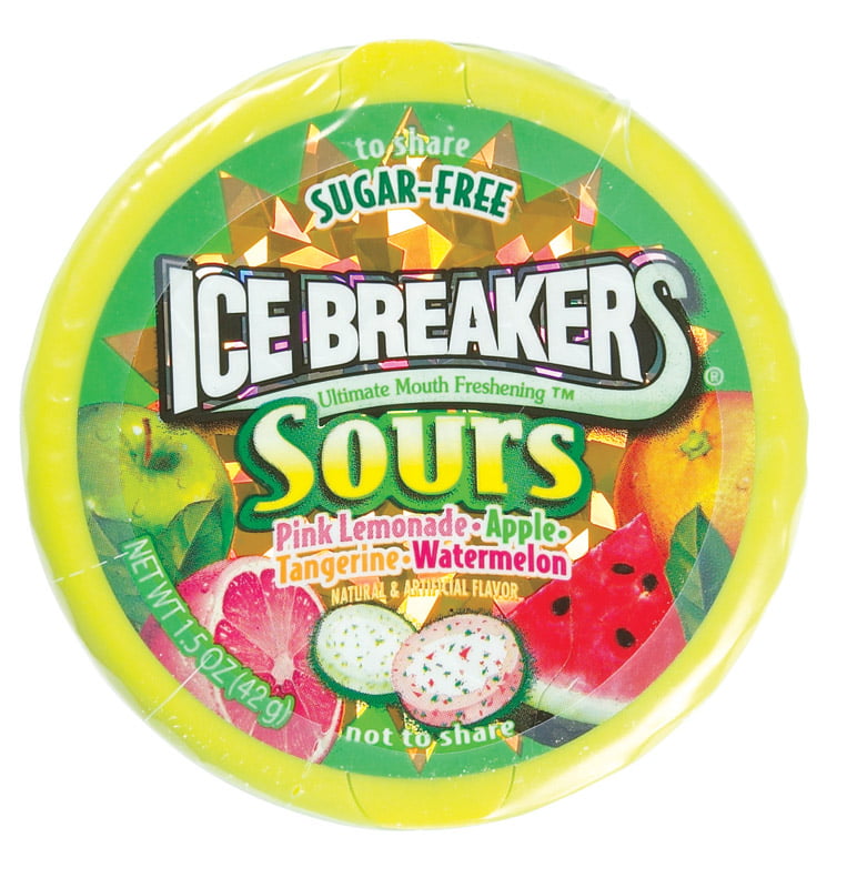 Icebreaker Original Sours Sugar Free Mints, 1.5 oz