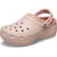 thumbnail image 1 of Zuecos Crocs Classic Forrados con Plataforma Rosa Clay Talla 11, 1 of 8