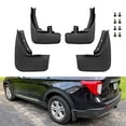 thumbnail image 1 of Xotic Tech 4PCS Front & Rear Mud Flap Splash Guards Fender Flare Mudguard Dirt Slush Trap Protector w/Hardware Accessories Full Set Compatible with Ford Explorer Sport Utility 2019-2022, 1 of 8